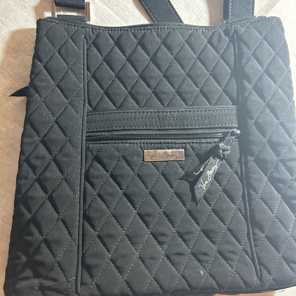 Vera Bradley Black Quilted Crossbody Bag